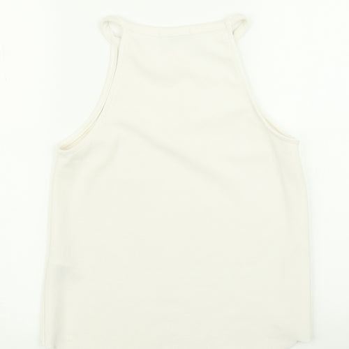 New Look Womens White   Camisole Blouse Size 8