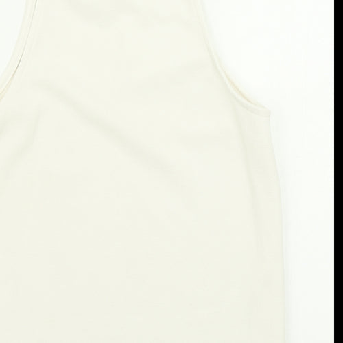 New Look Womens White   Camisole Blouse Size 8