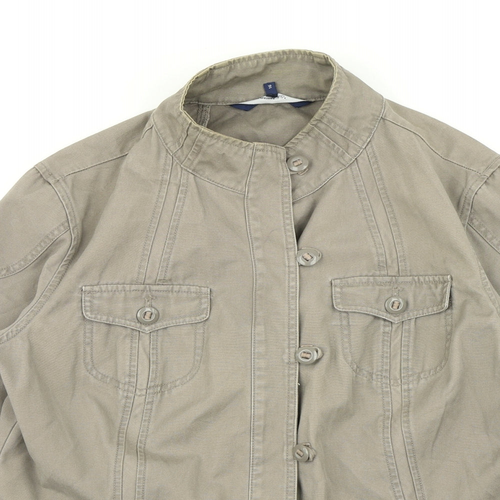 Casual Club Womens Brown   Jacket  Size 16