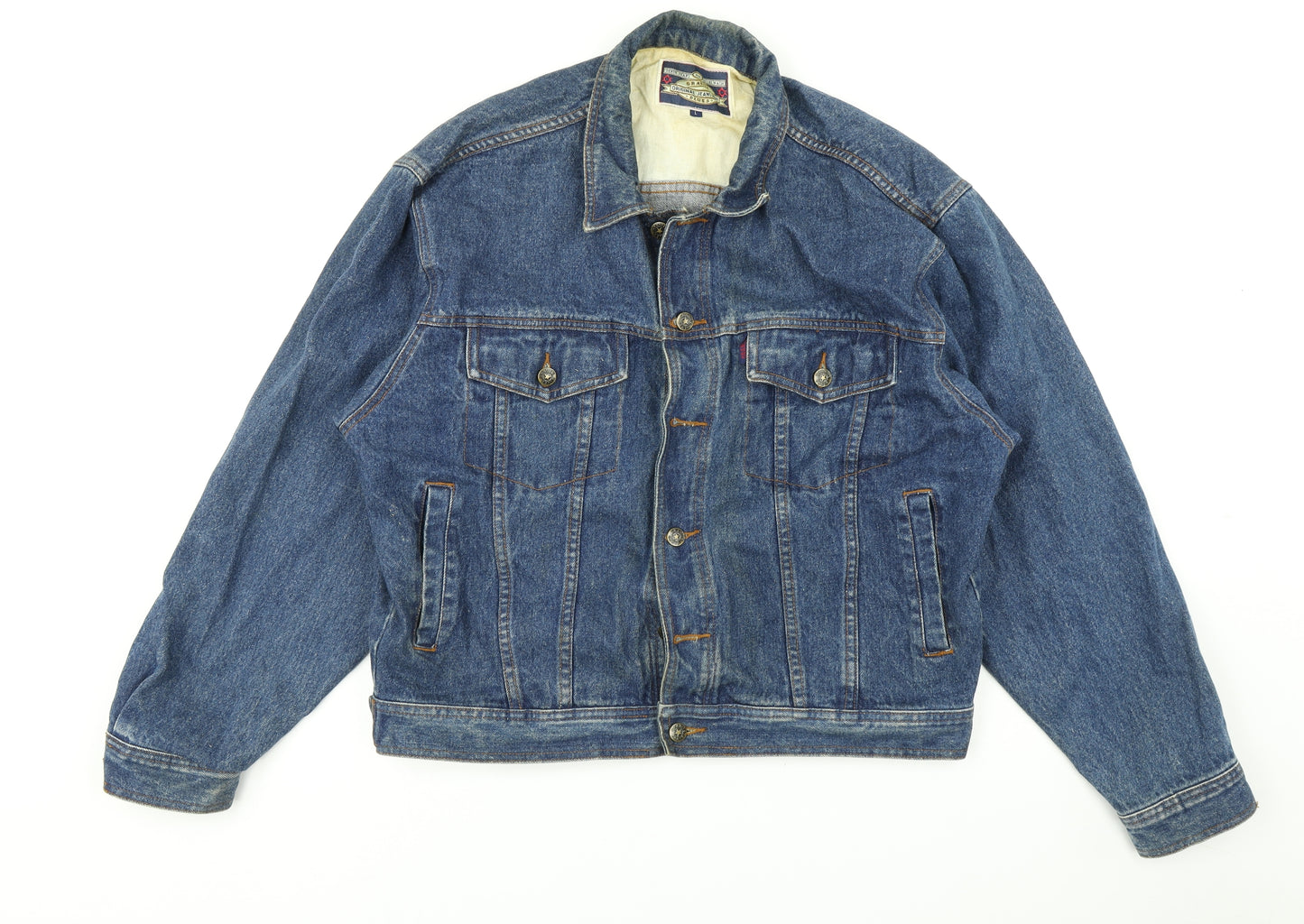 Granite Original Jeanswear Mens Blue  Denim Jacket  Size L