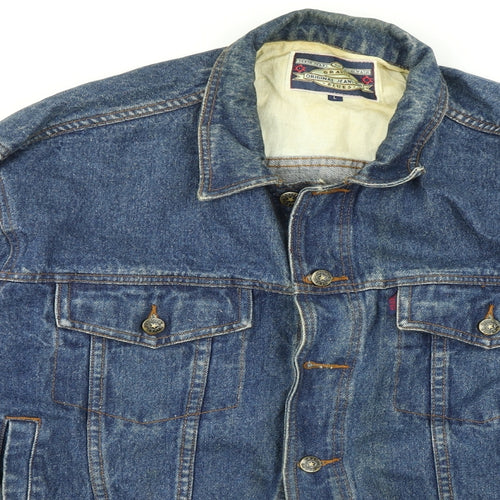 Granite Original Jeanswear Mens Blue  Denim Jacket  Size L