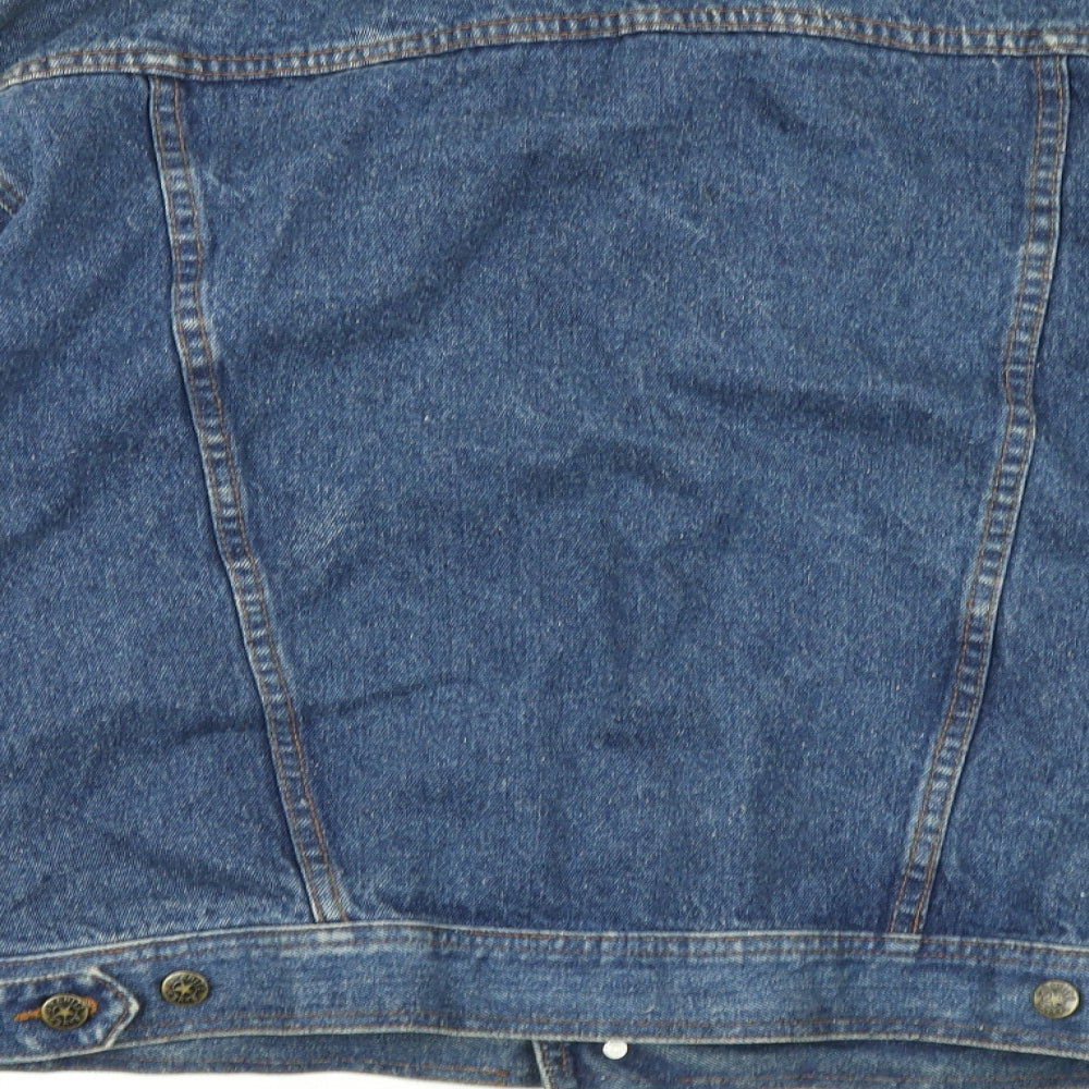 Granite Original Jeanswear Mens Blue  Denim Jacket  Size L