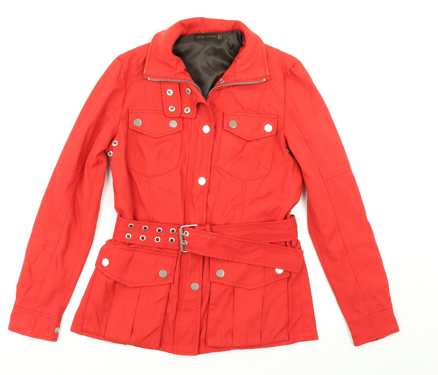 Zara Womens Red   Jacket Coat Size S