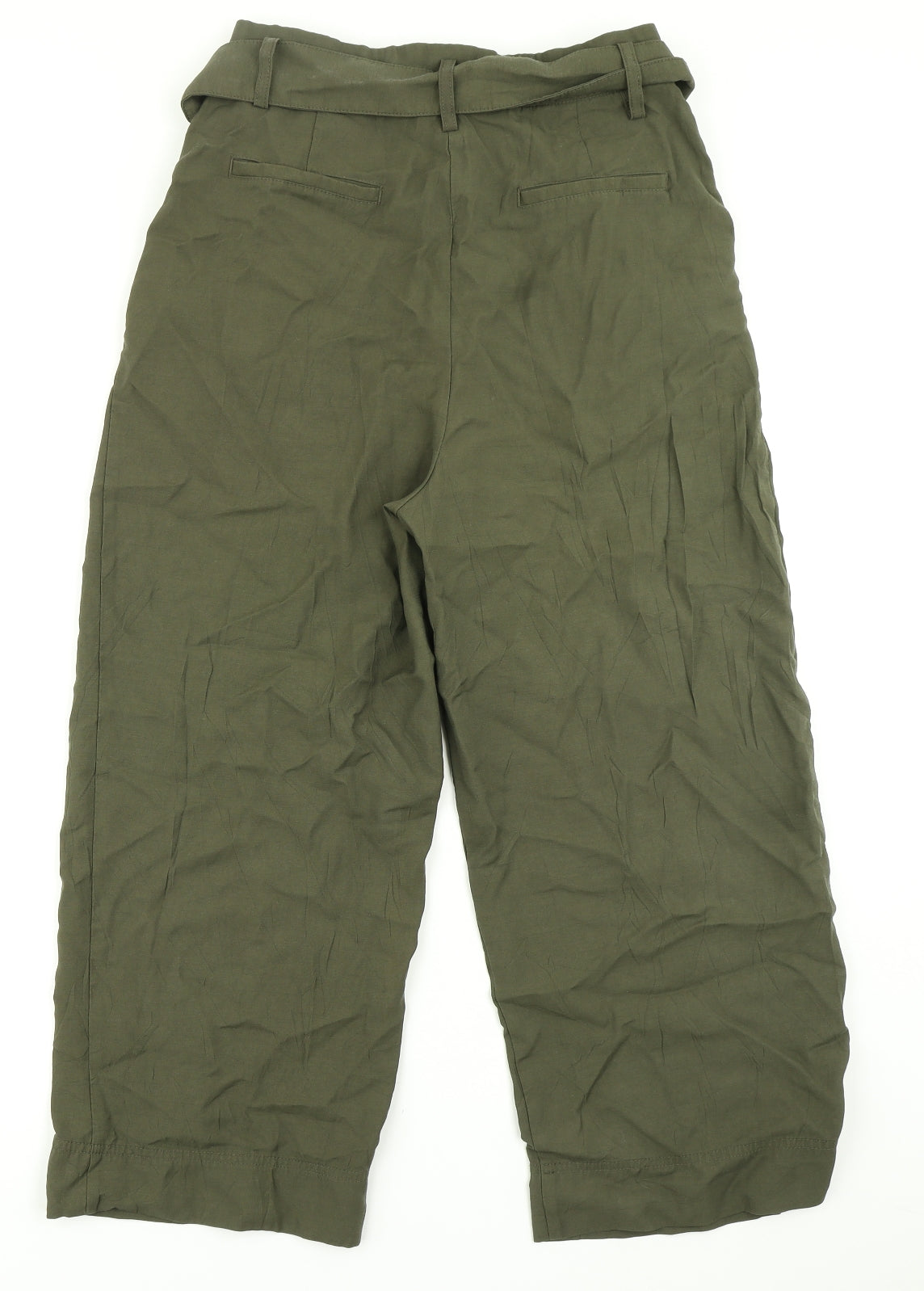 H&M Womens Green   Cargo Trousers Size 12 L22 in