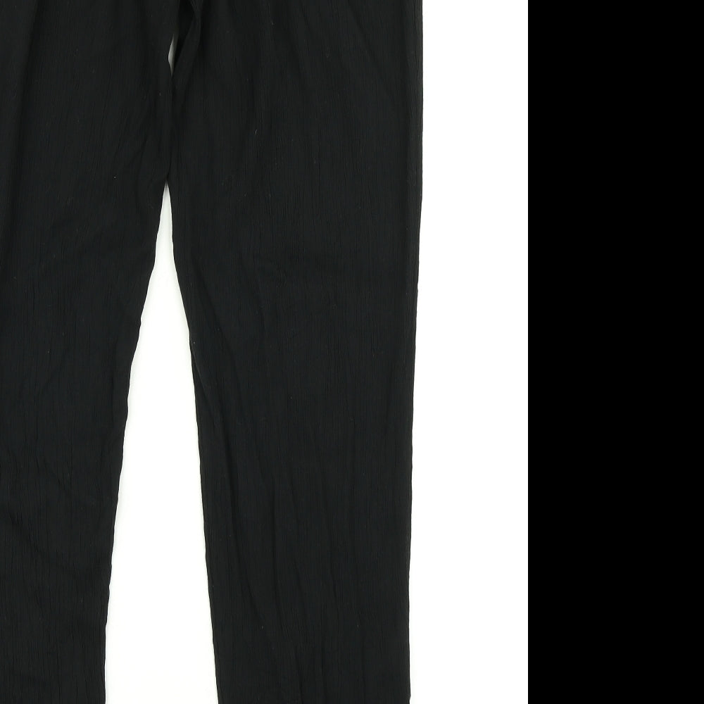 M&S Collection Womens Black   Trousers  Size 14 L28 in