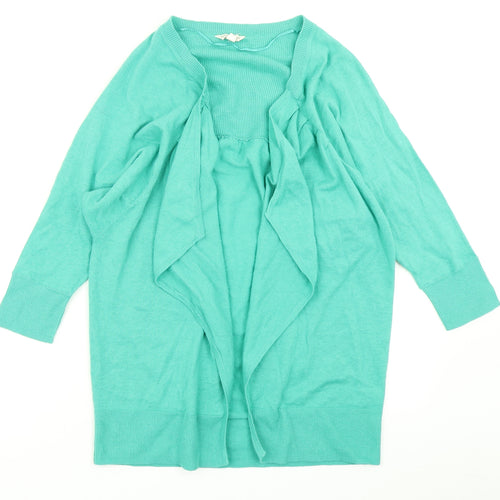 Monsoon Womens Green  Knit Cardigan Jumper Size S