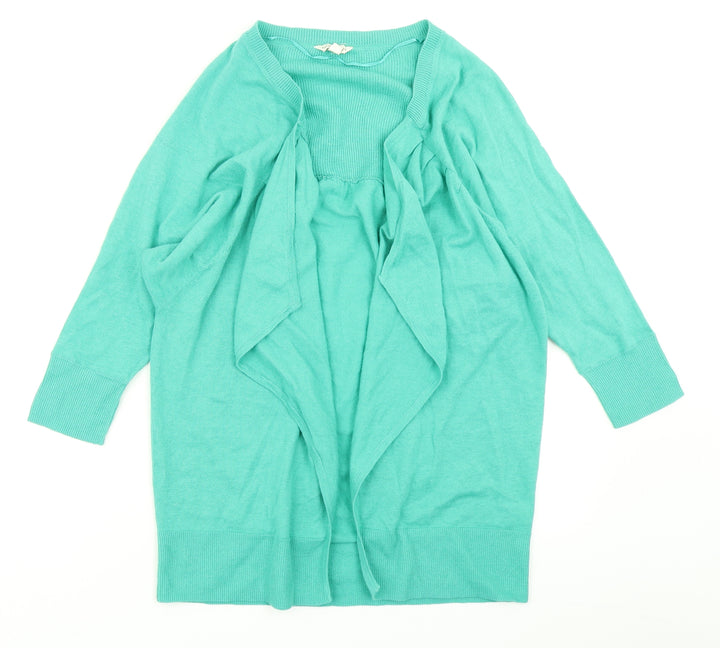 Monsoon Womens Green Knit Cardigan Jumper Size S