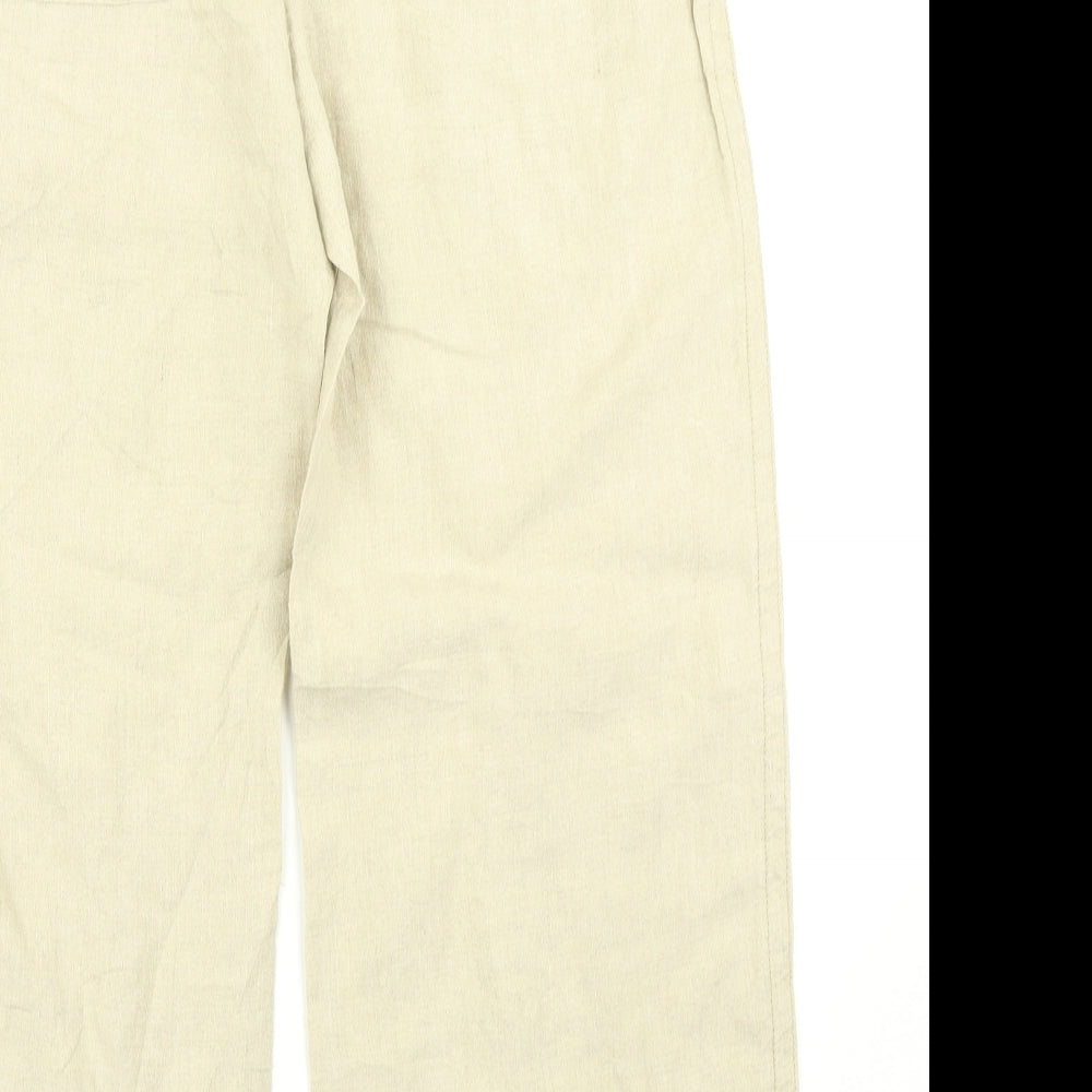 George Womens Beige   Trousers  Size 14 L24 in