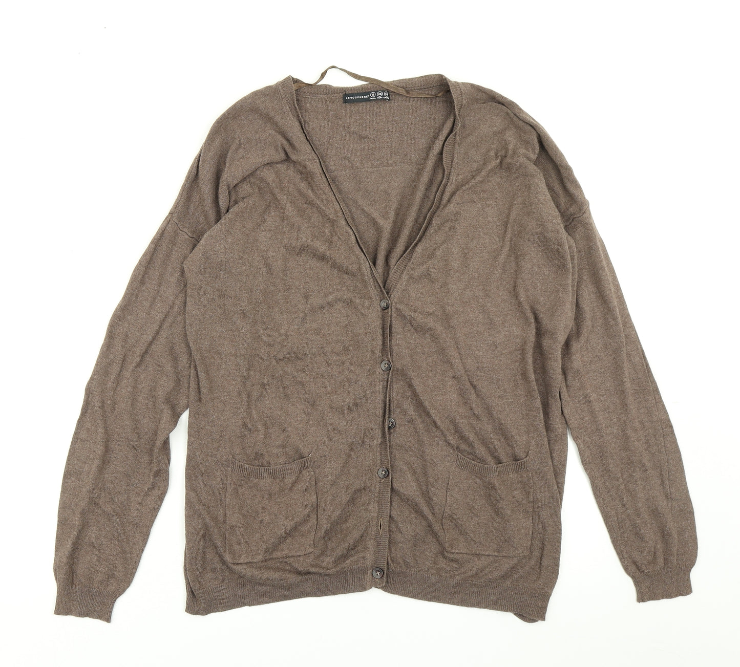 Atmosphere Womens Brown  Knit Cardigan Jumper Size 18
