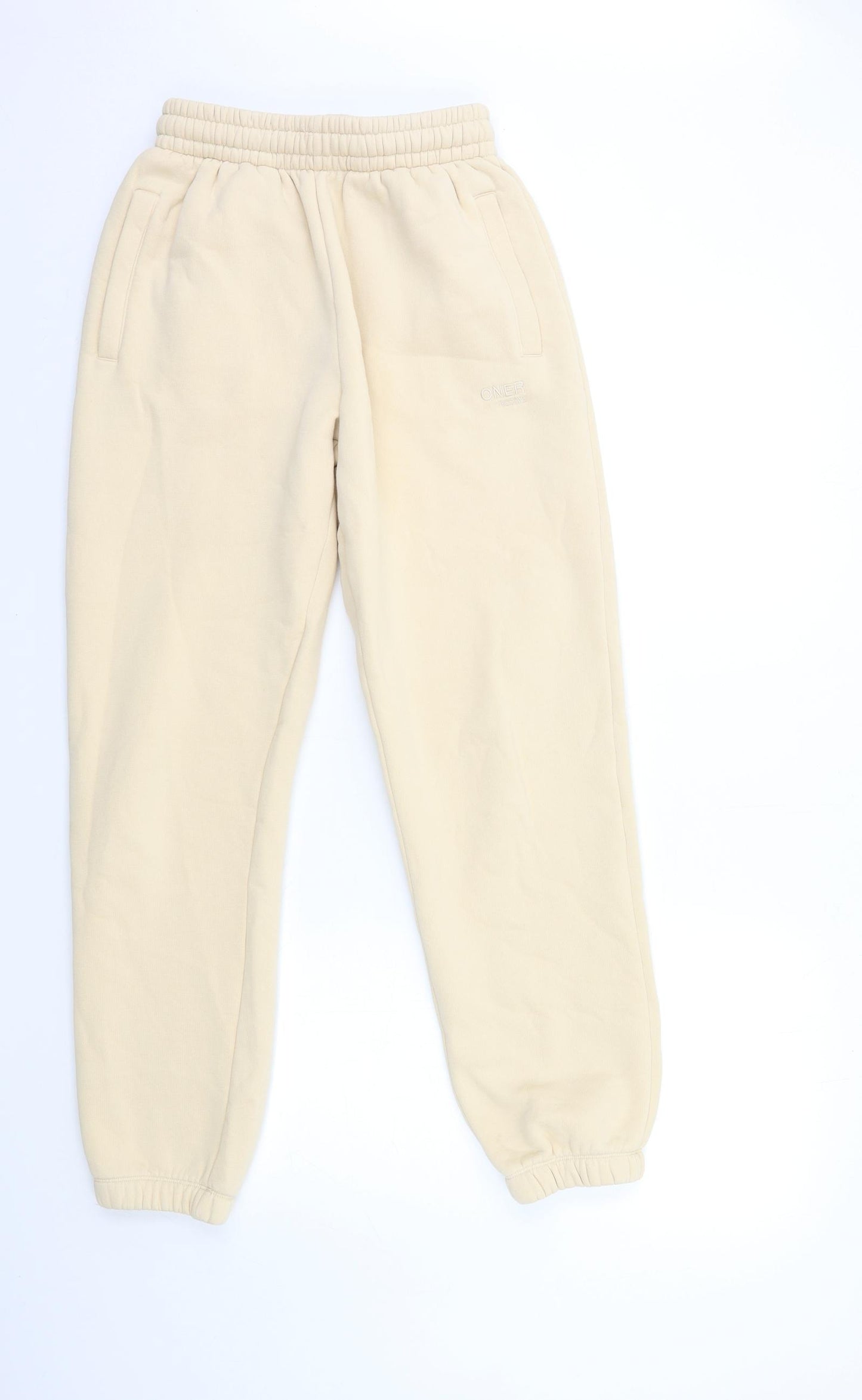 ACTIVE ONE Womens Beige   Sweatpants Trousers Size 26 in L30 in