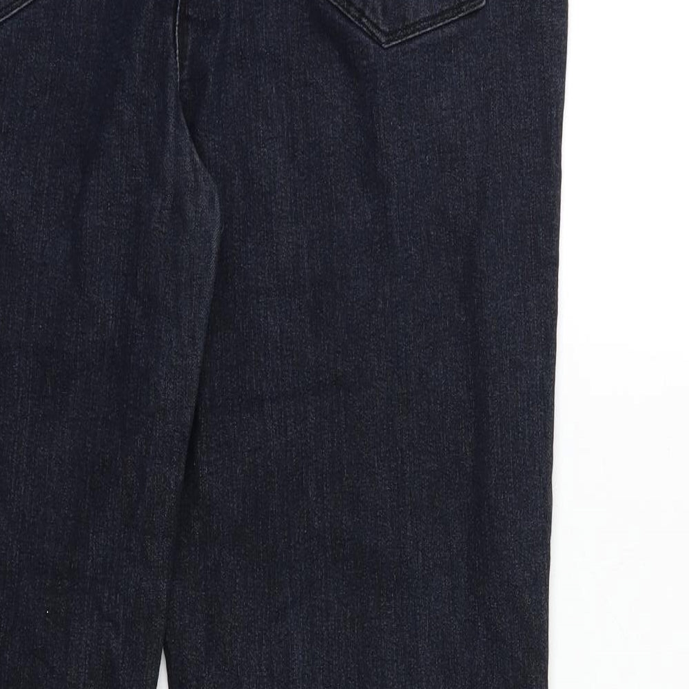 Bonmarché Womens Blue  Denim Straight Jeans Size 16 L27 in