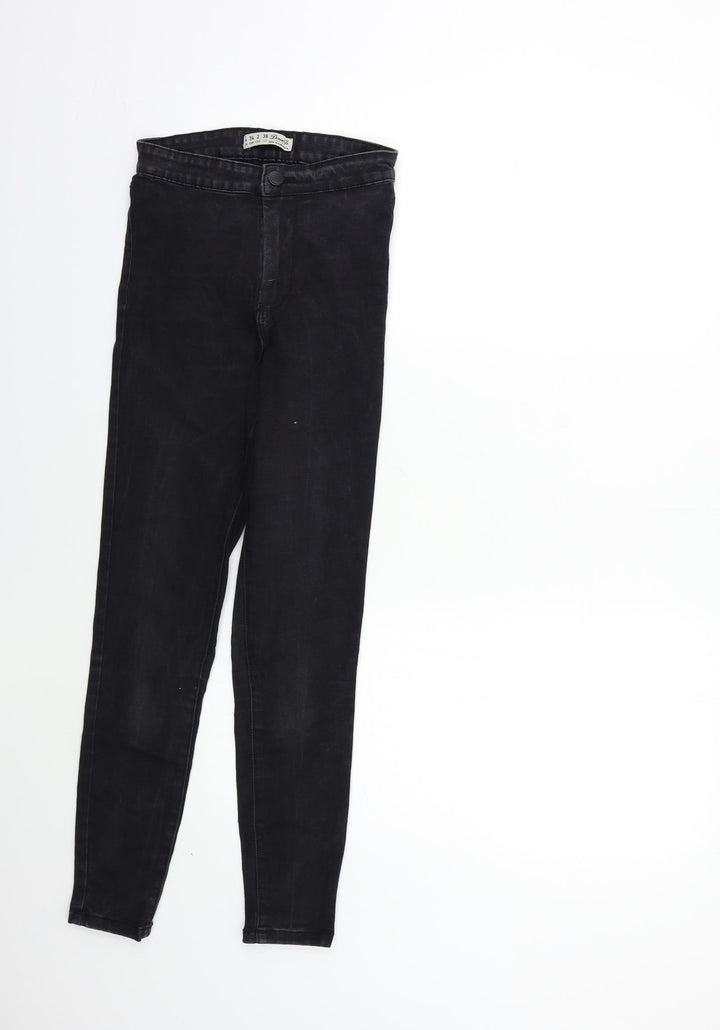 Denim & Co. Womens Black Denim Skinny Jeans Size 6 L26 in