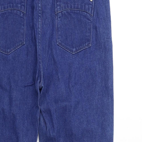 BHS Womens Blue  Denim Straight Jeans Size 16 L25 in