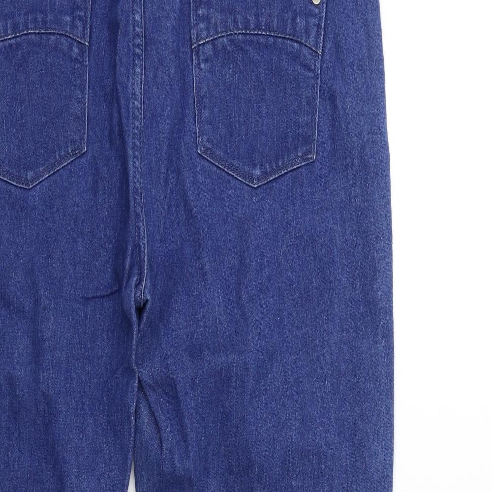 BHS Womens Blue  Denim Straight Jeans Size 16 L25 in