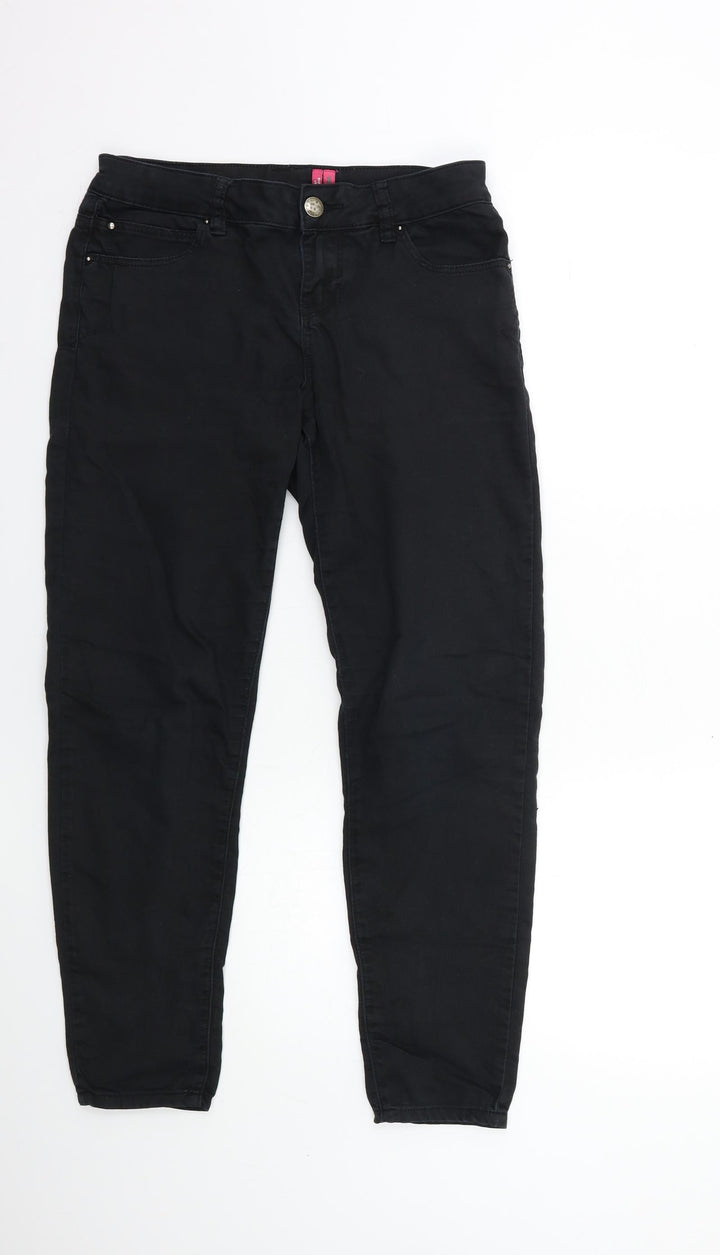 YES YES Womens Black Denim Skinny Jeans Size 10 L27 in