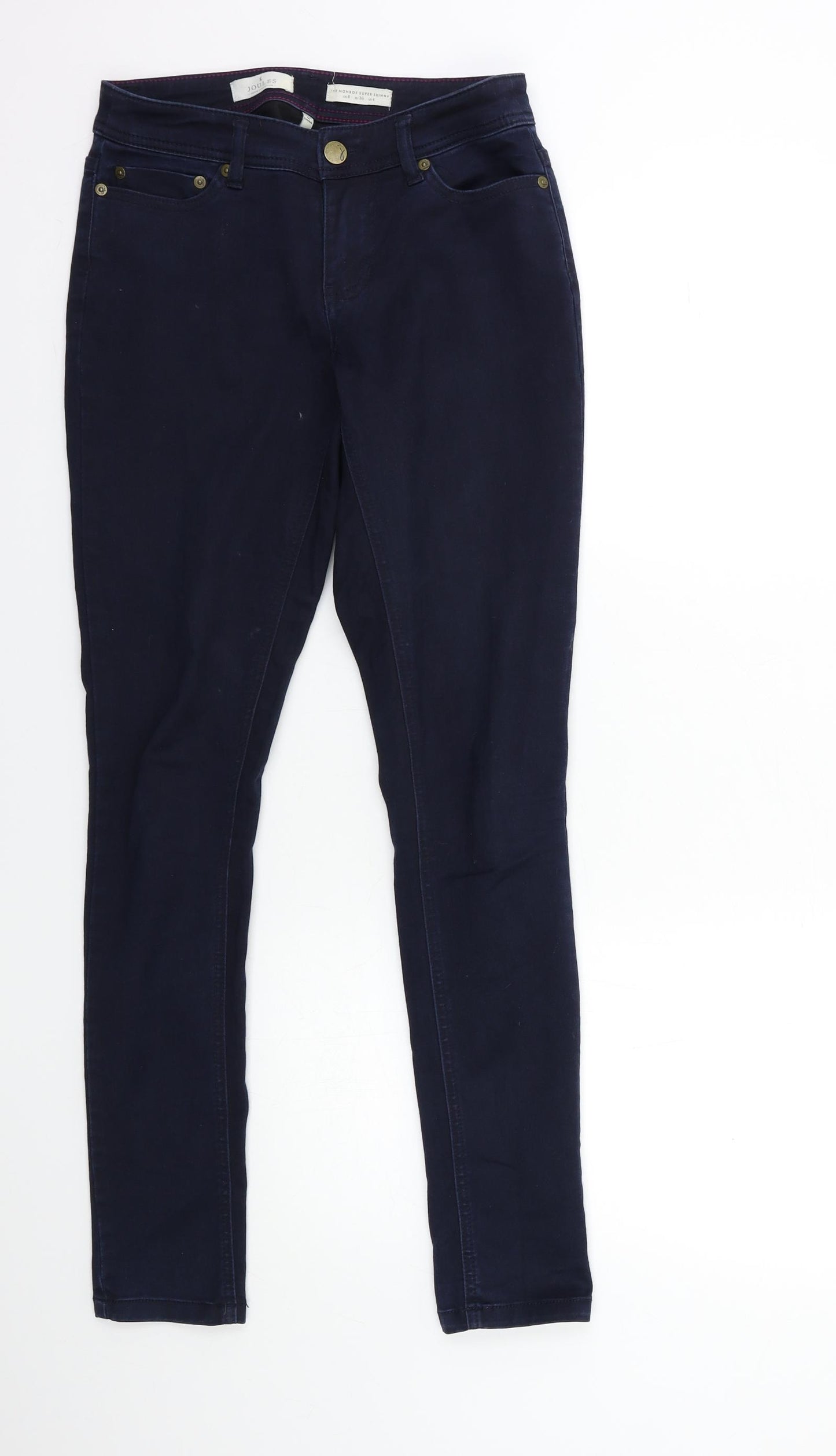 Joules Womens Blue  Denim Skinny Jeans Size 8 L30 in