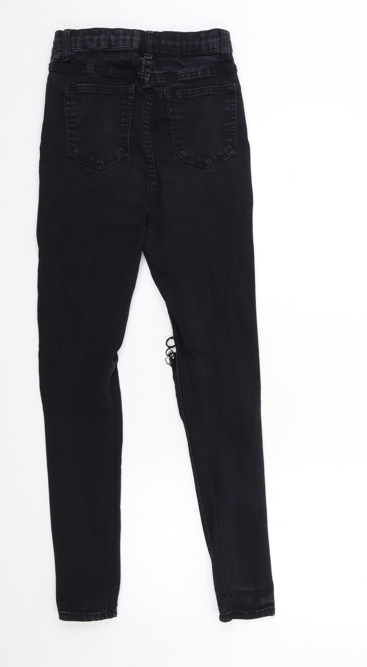 Denim & Co. Womens Black  Denim Skinny Jeans Size 10 L29 in