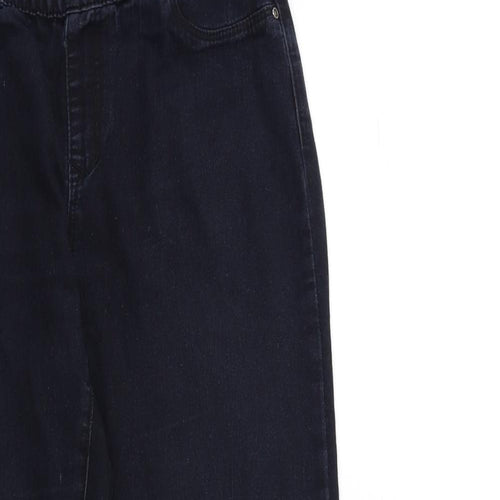 Denim & Co. Womens Blue  Denim Jegging Jeans Size 12 L29 in