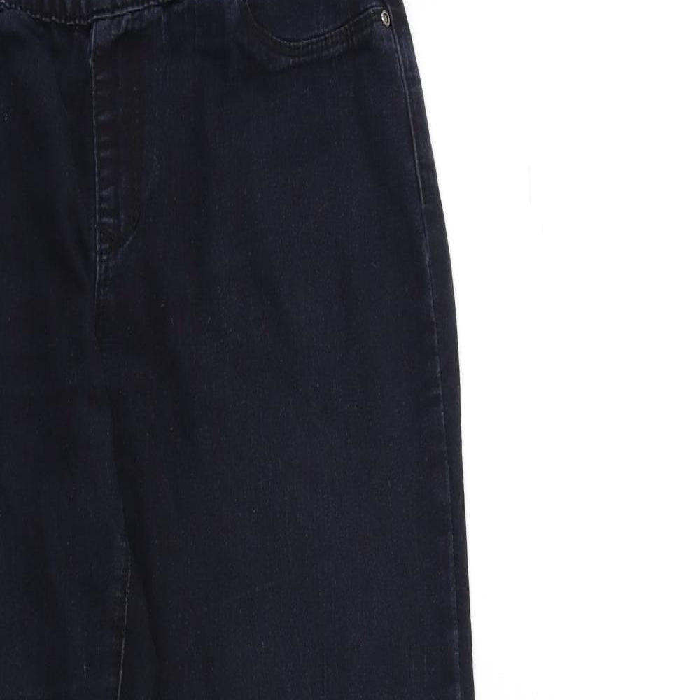 Denim & Co. Womens Blue  Denim Jegging Jeans Size 12 L29 in