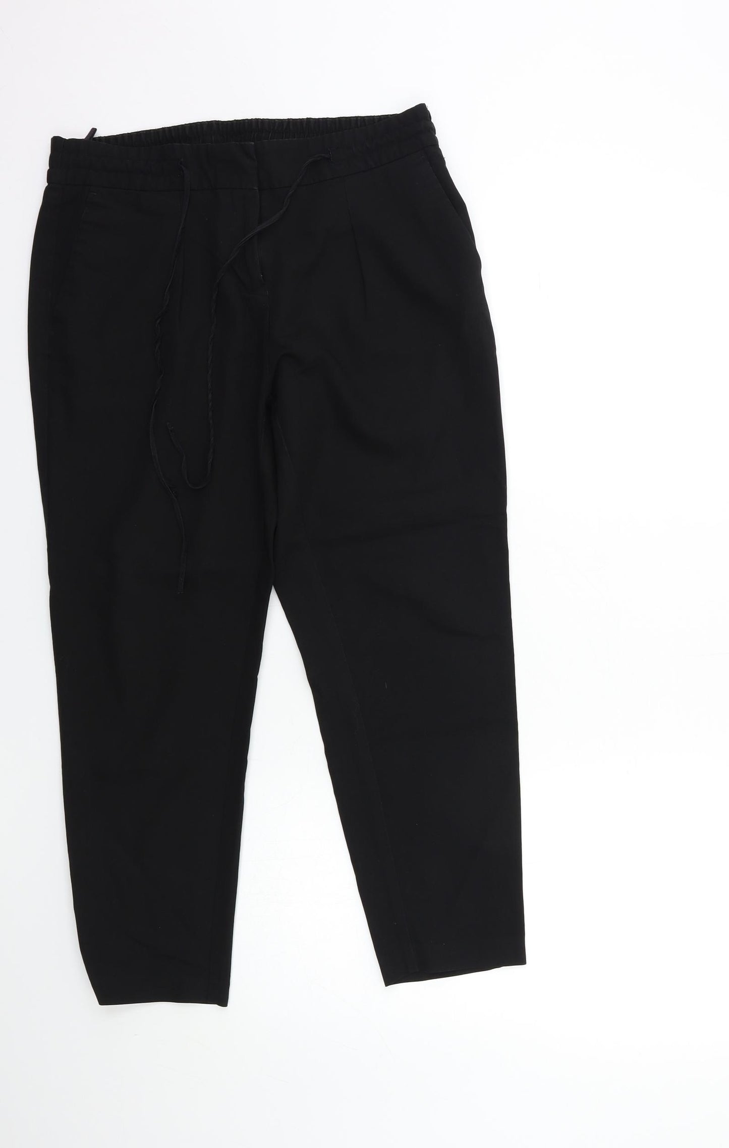 NEXT Womens Black   Trousers  Size 12 L25 in