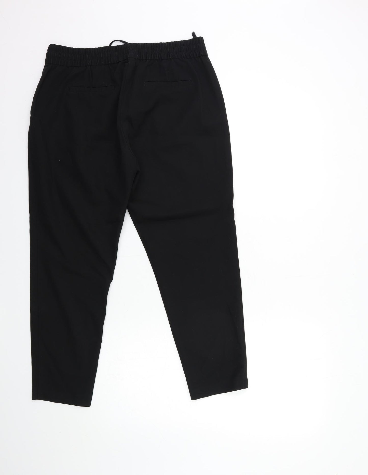 NEXT Womens Black   Trousers  Size 12 L25 in