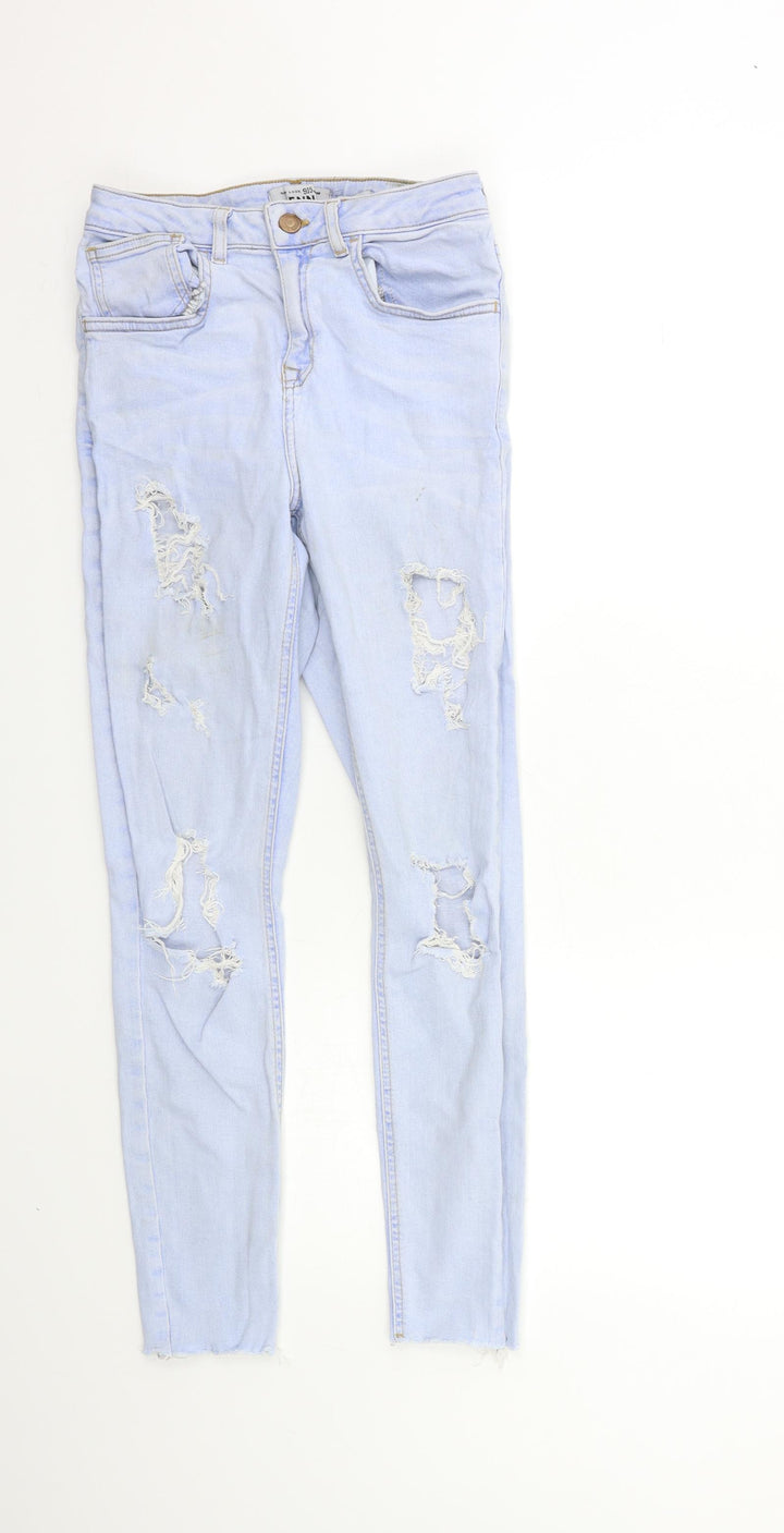New Look Girls Blue  Denim Skinny Jeans Size 14 Years