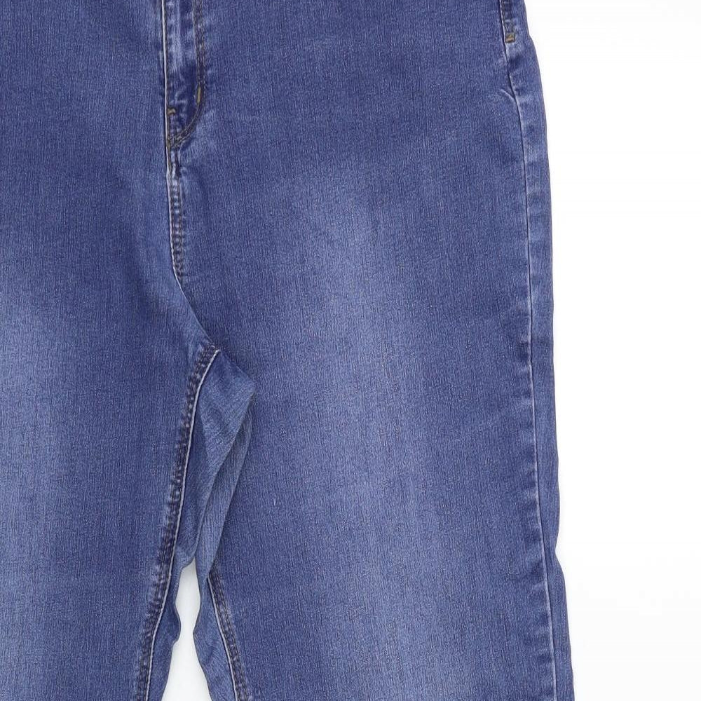 George Womens Blue  Denim Bootcut Jeans Size 20 L30 in