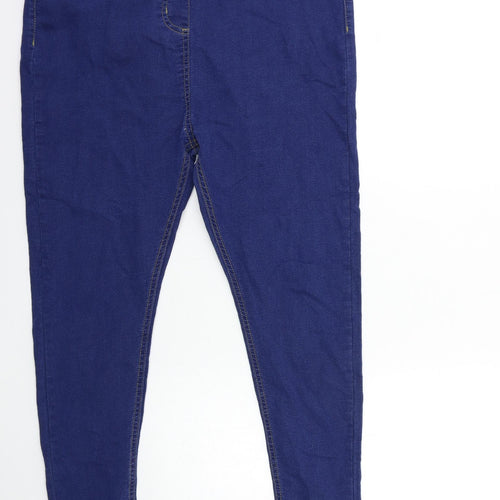 Boohoo Womens Blue  Denim Jegging Jeans Size 34 in L26 in