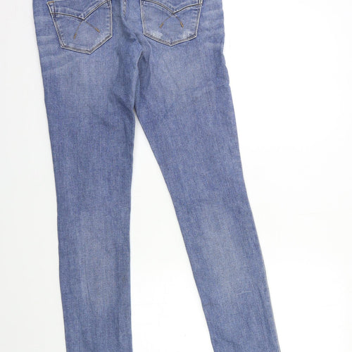 Topshop Womens Blue  Denim Skinny Jeans Size 30 in L32 in