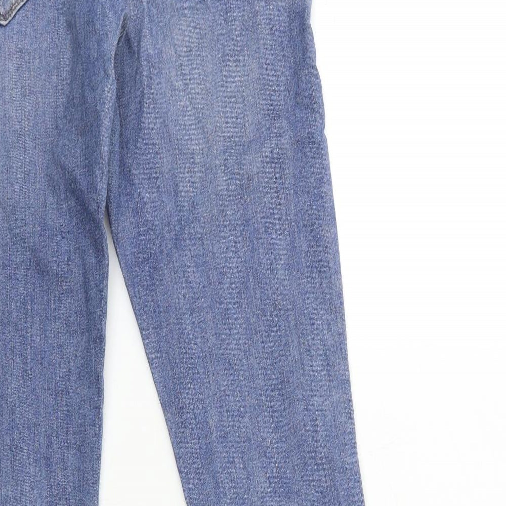 Topshop Womens Blue  Denim Skinny Jeans Size 30 in L32 in