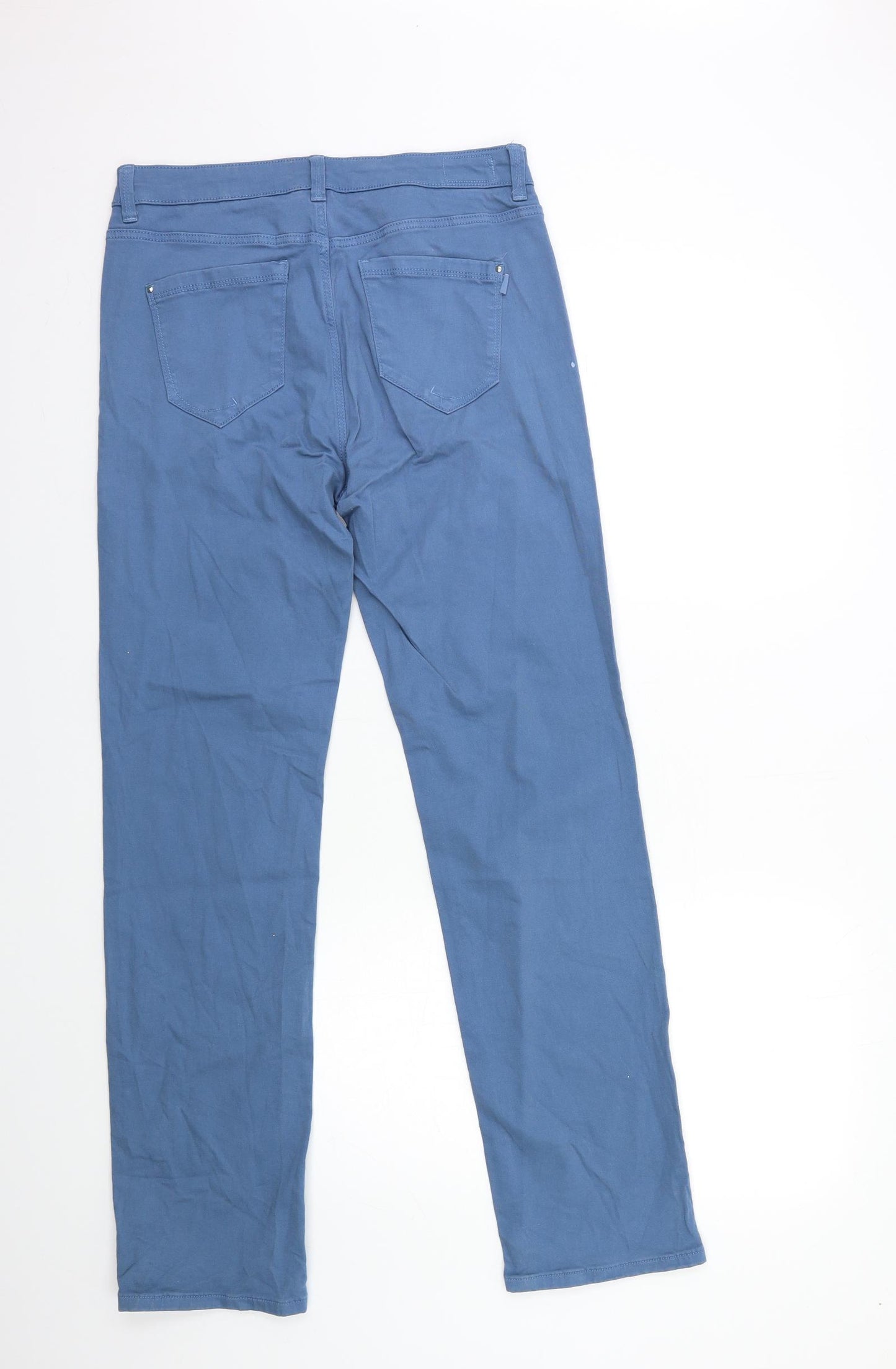 EDC Womens Blue  Denim Straight Jeans Size 10 L30 in