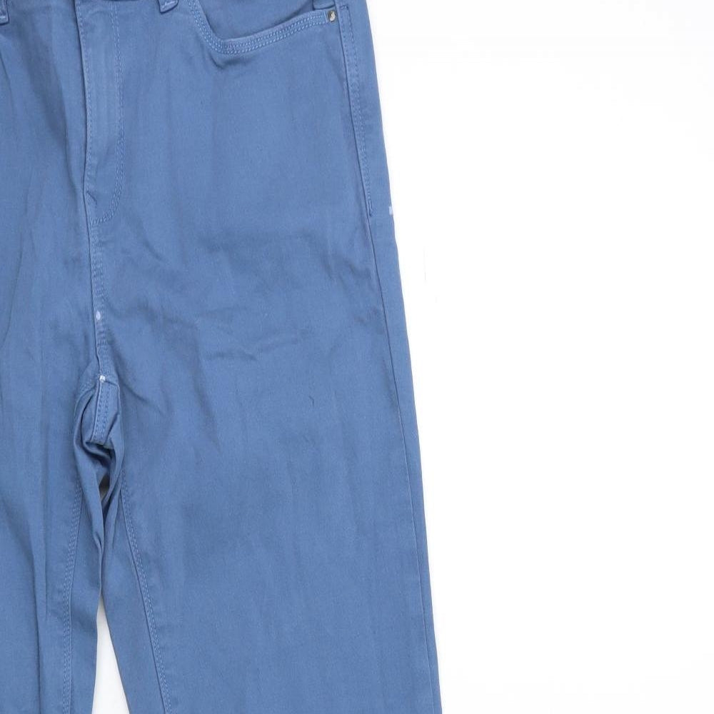EDC Womens Blue  Denim Straight Jeans Size 10 L30 in