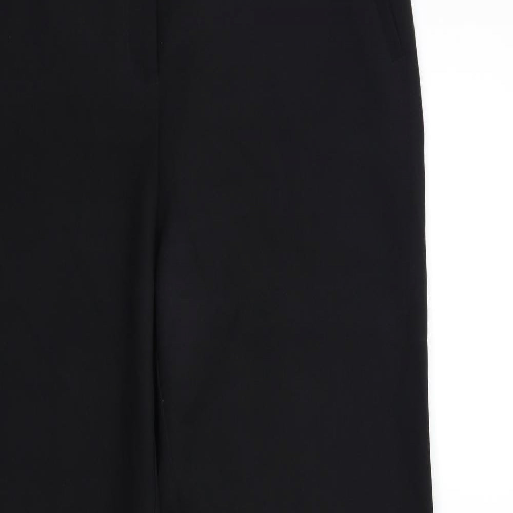 Peacocks Womens Black   Trousers  Size 16 L33 in