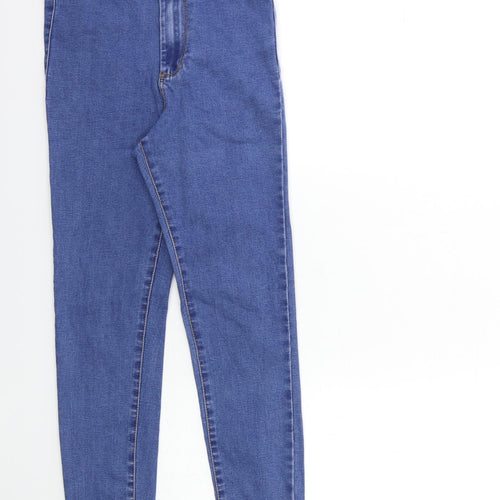 Denim & Co. Womens Blue  Denim Skinny Jeans Size 8 L26 in