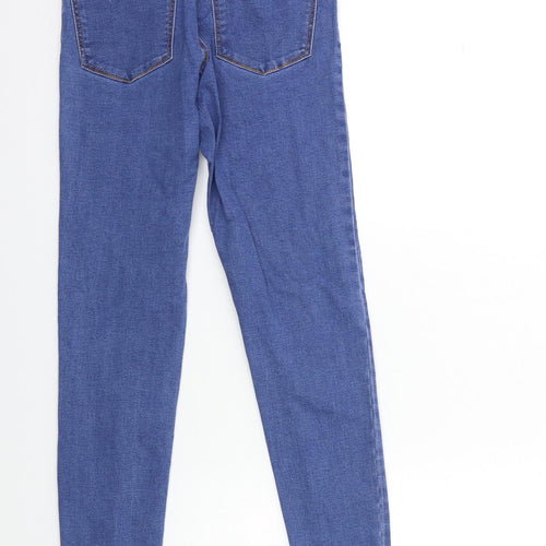 Denim & Co. Womens Blue  Denim Skinny Jeans Size 8 L26 in