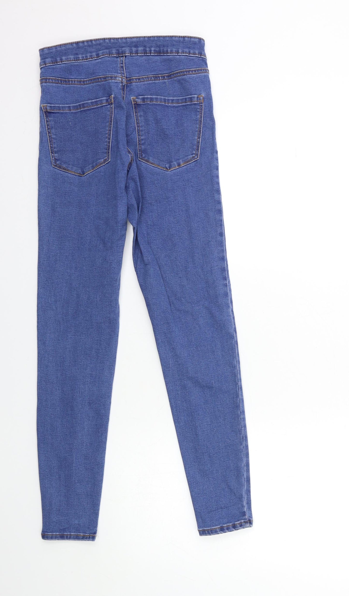 Denim & Co. Womens Blue  Denim Skinny Jeans Size 8 L26 in