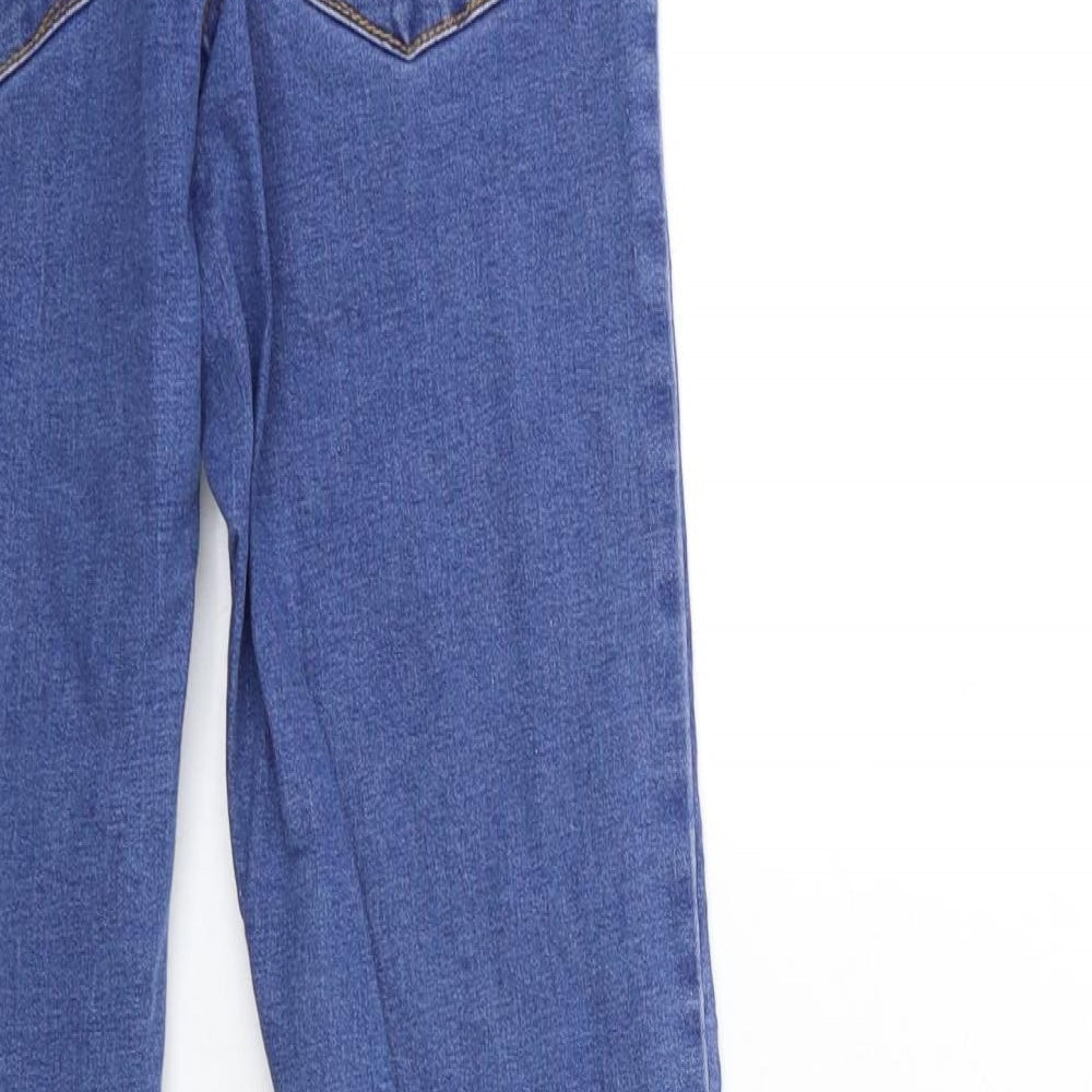 Denim & Co. Womens Blue  Denim Skinny Jeans Size 8 L26 in