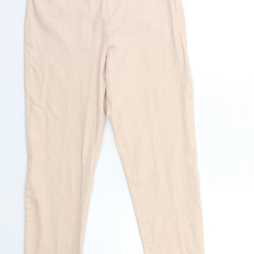H&M Womens Pink   Trousers  Size 8 L27 in