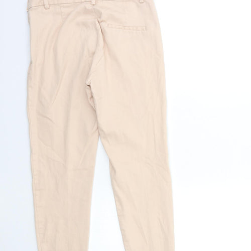 H&M Womens Pink   Trousers  Size 8 L27 in