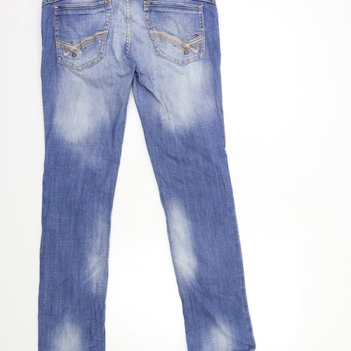 Hilfiger Denim Mens Blue  Denim Straight Jeans Size 30 in L32 in