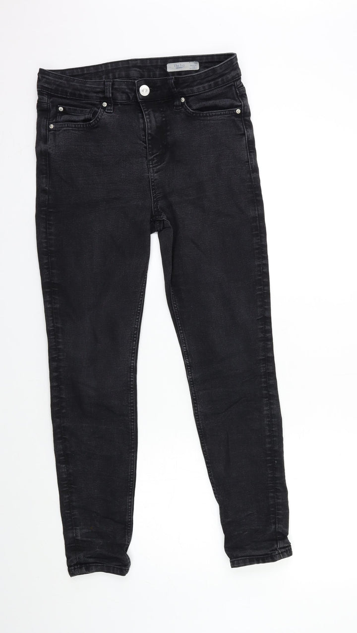 Marks and Spencer Womens Black Denim Skinny Jeans Size 10 L28 in