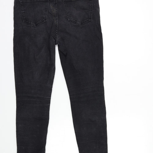 Marks and Spencer Womens Black  Denim Skinny Jeans Size 10 L28 in
