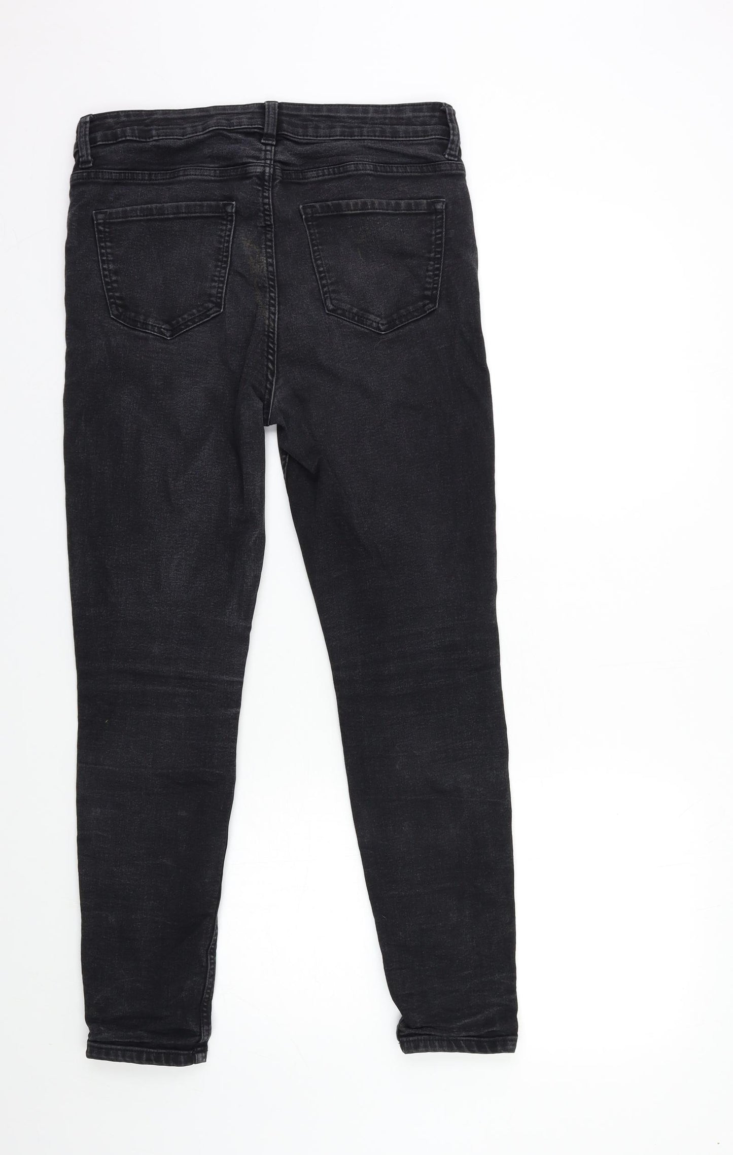 Marks and Spencer Womens Black  Denim Skinny Jeans Size 10 L28 in