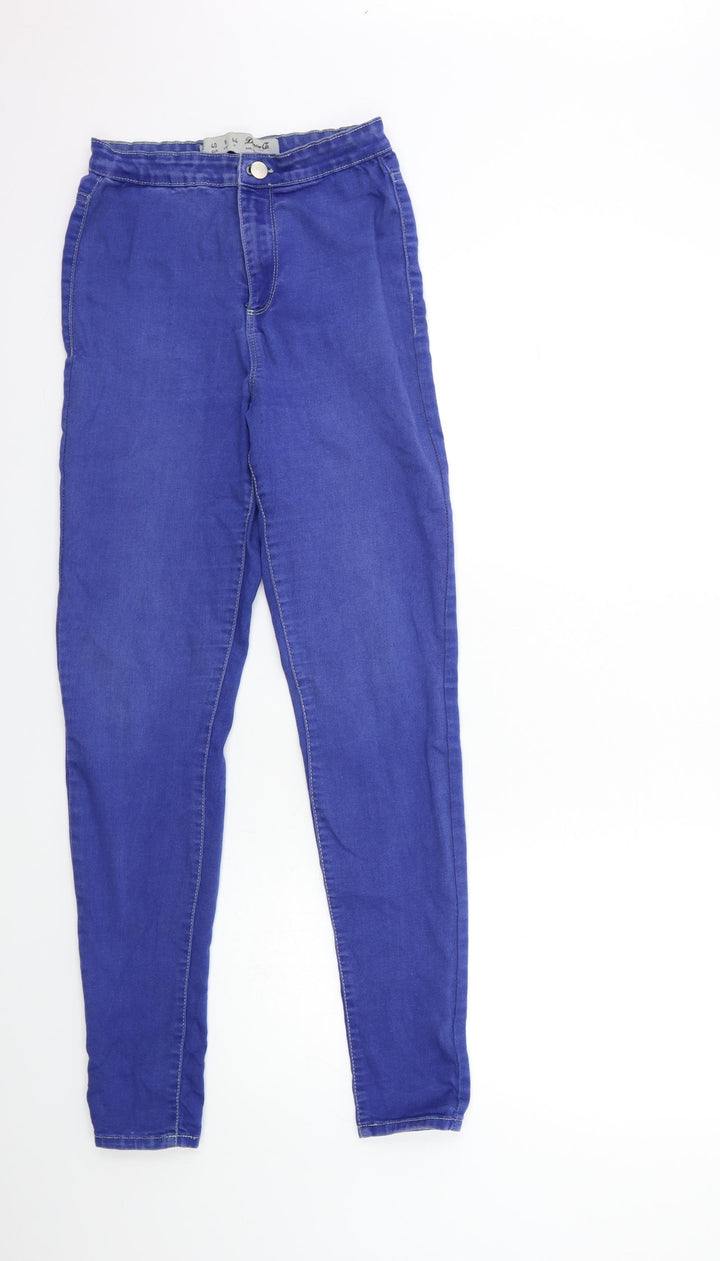 Denim & Co. Womens Blue Denim Skinny Jeans Size 12 L30 in