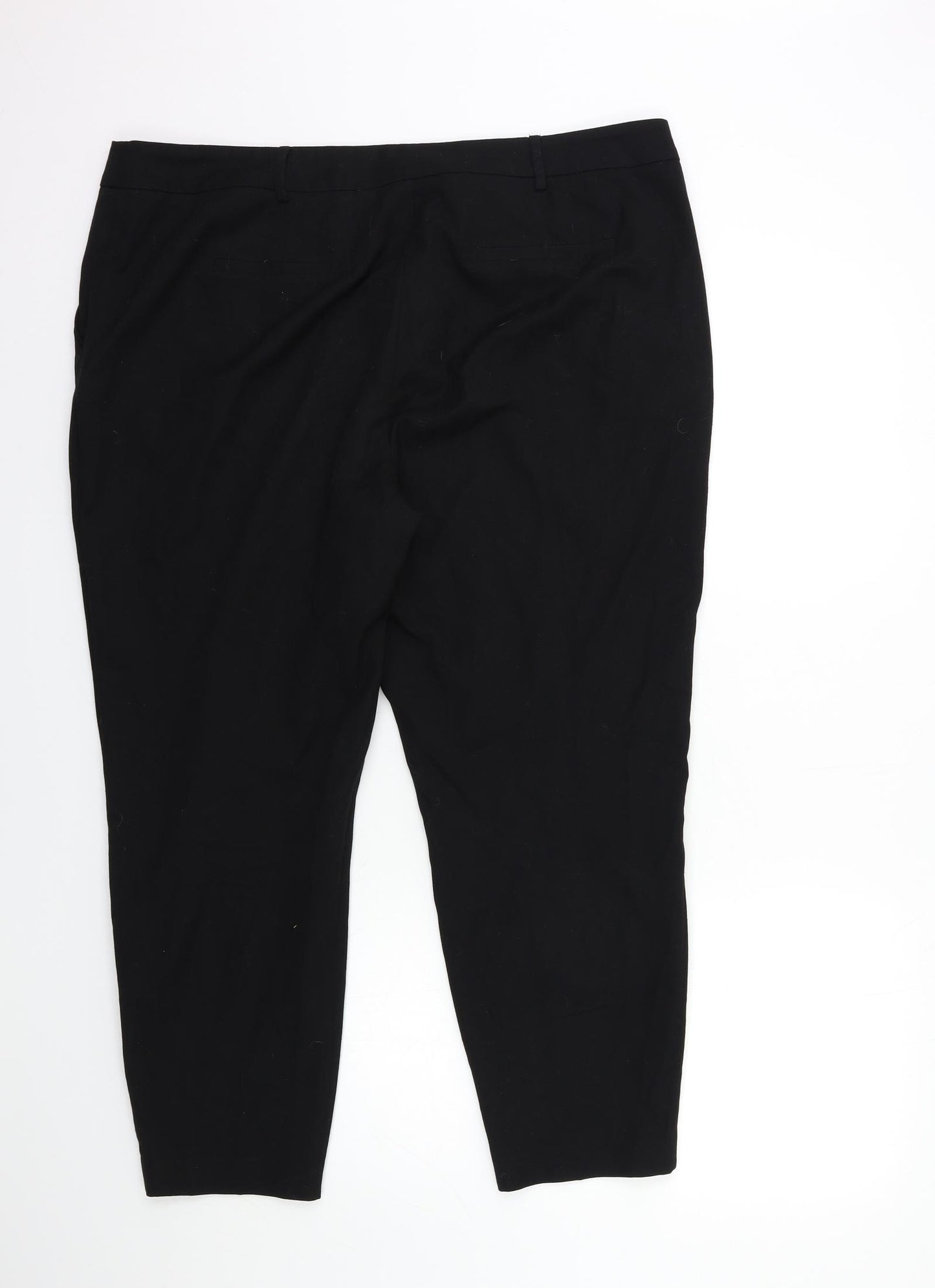 TU Womens Black   Trousers  Size 18 L27 in