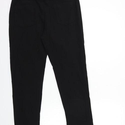 Preworn Womens Black   Trousers  Size 30 in L29 in