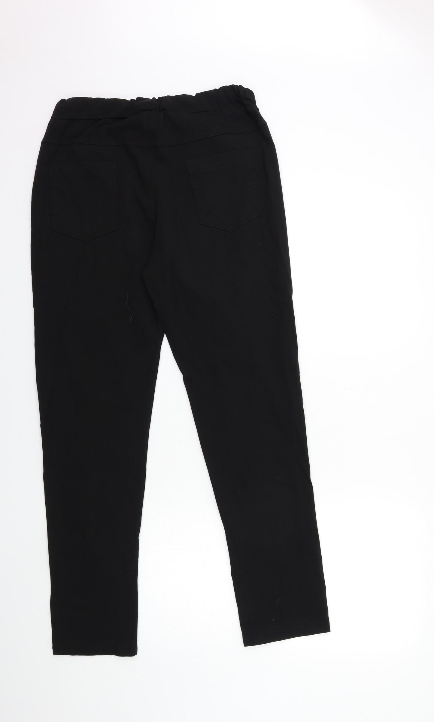 Preworn Womens Black   Trousers  Size 30 in L29 in