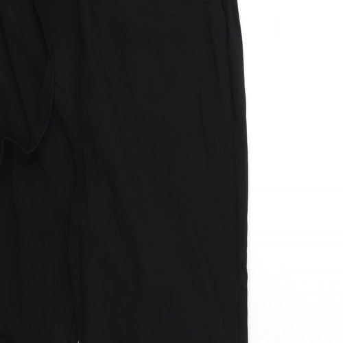 Preworn Womens Black   Trousers  Size 30 in L29 in