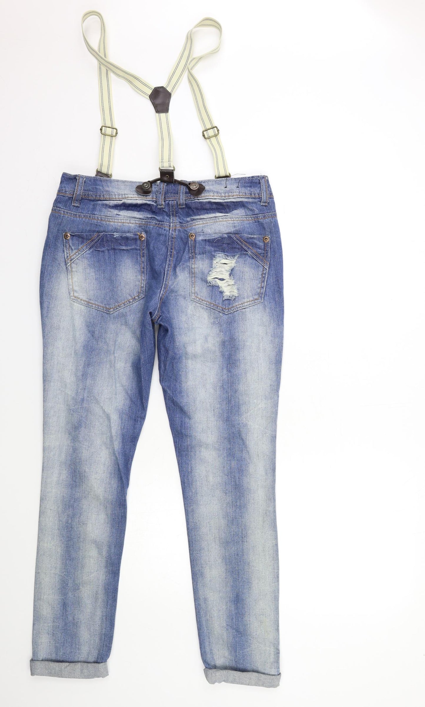 yesyes Womens Blue  Denim Skinny Jeans Size 10 L30 in