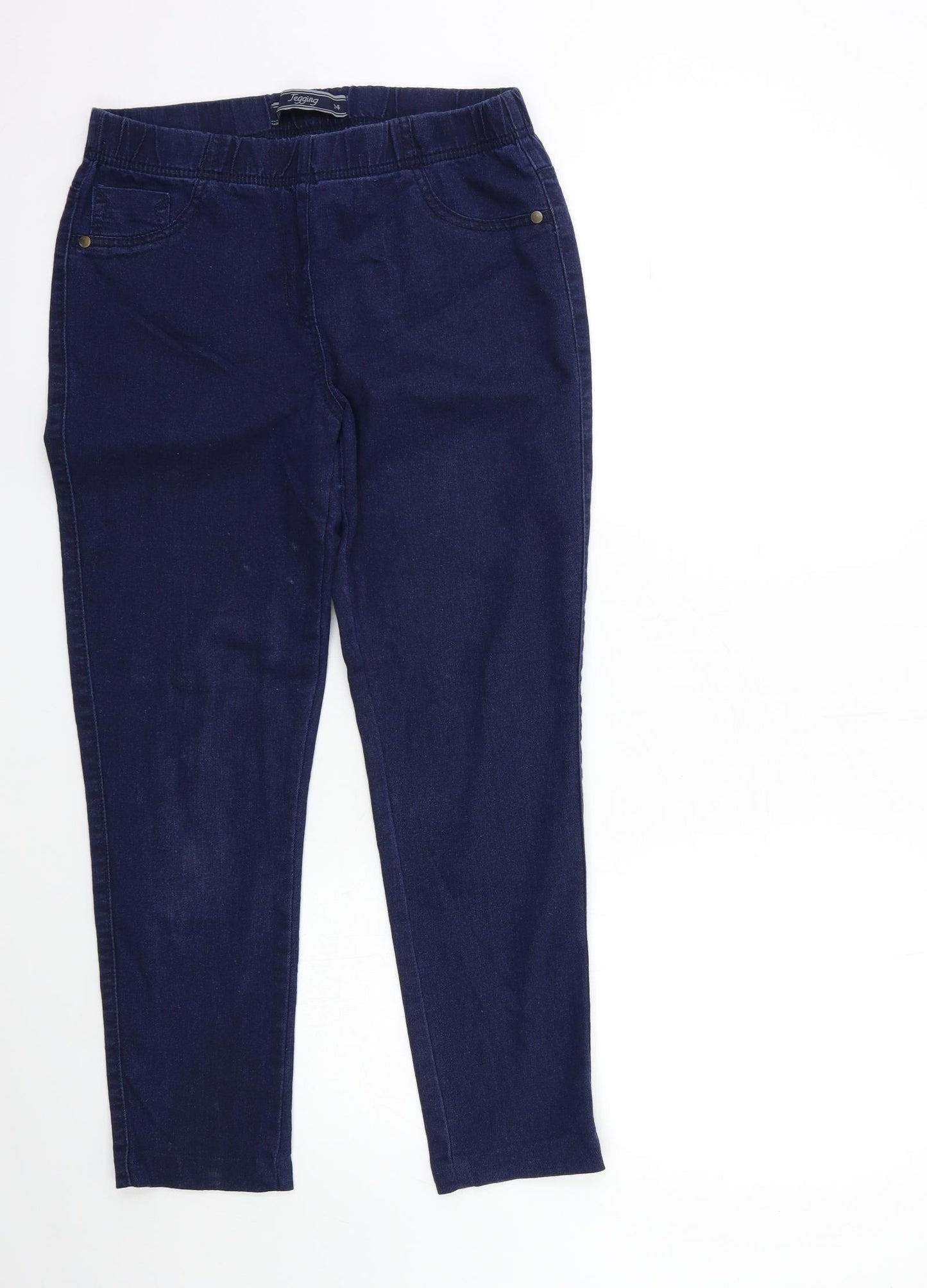 TU Womens Blue  Denim  Jeans Size 14 L27 in
